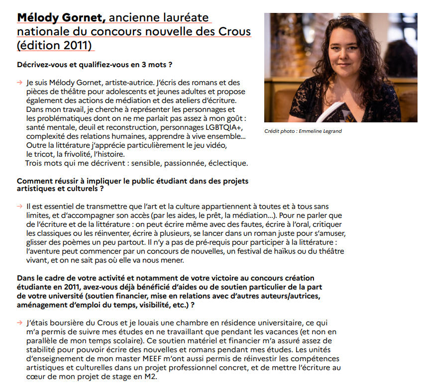 Interview Melody Gornet JACES 2024